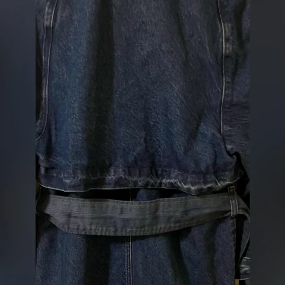 NWT Boyish “THE MAXWELL” Midweight Denim Trench Coat - Picture 7 of 15